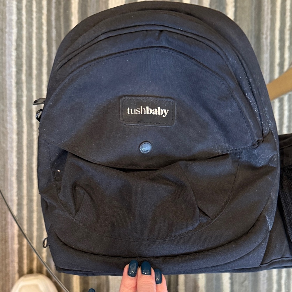 Tushbaby Black Kids Belt Bag
